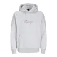 JACK & JONES Majica JCOLima svetlo siva/črna/bela