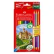 shumee Barvice Castle 12 barv + 3 barvice + šilček Faber Castell