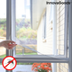 InnovaGoods Okenska mreža proti komarjem, lepljiva, bela