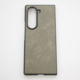Maska Leather za Samsung Galaxy Z Fold 6 siva