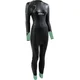 Zone3 womens terraprene vision wetsuit black/green s