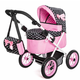 Doll pram BAYER Design 13060AA Trendy deep Pink, Black