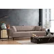 Atelier del Sofa Trosed na razvlačenje Hamlet 95x77x230cm Svetlobraon