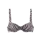 LASCANA Bikini zgornji del črna / bela