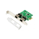 LAN MK E-Green PCI-E 2xRJ45 10/100/1000 Mbp/s