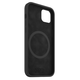 NEXT ONE Silicone Case for iPhone 15 MagSafe compatible - Black (IPH-15-MAGCASE-BLACK)