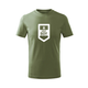 WARAGOD Otroška majica s kratkimi rokavi Army boy, olivno zelena