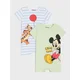 Sinsay - 2-pack pamučni rampers sa printom Mickey Mouse - mint zelena