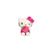 HELLO KITTY MACEDONIA Rdeča plišasta igrača 22cm