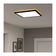 Eglo 901456 - LED Zatemnitvena zunanja svetilka ROVITO-R 17,6W/230V 39x39cm IP44 črna + Daljinski upravljalnik