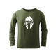 WARAGOD otroška majica z dolgimi rokavi Spartan, olivno zelena