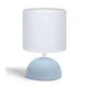 Aigostar - Stona lampa 1xE14/40W/230V plava/bela
