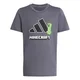 Adidas Majica za dečake J Mc Tr Tee KD6874, Kratki rukav, Siva