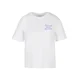 Mister Tee Majica Dreams Over Reality indigo / bela