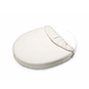 Petite&Mars Ovalna rjuha za otroško posteljico Soft Dream Oval 84 x 50 Bela