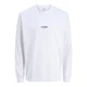 JACK & JONES Majica črna/bela