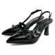 Mona shoes Ženske sandale na štiklu, Crne