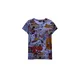Desigual Majica Mickey žafran / svetlo lila / rdeča / črna