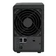 Synology DS225+, Tower, 2-bays 3.5 SATA HDD/SSD, CPU Inte Celeron J4125 4-core (4-thread) 2.0 GHz, burst up to 2.7 GHz, 2 GB DDR4 non-ECC (expandable up to 6 GB), 1xRJ-45 1GbE LAN, 1xRJ-45 2.5 GbE LAN, 2xUSB 3.2 Gen 1, 1.3 kg, 3yr warranty
