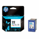 HP 22 Inkjet tri-colour Cartri, C9352AE