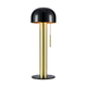 Markslöjd 108576 - Stona lampa COSTA 2xG9/18W/230V crna/zlatna
