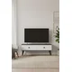 HANAH HOME TV polica Mona 120 Anthracite White