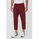 Hlače adidas moški, bordo barva