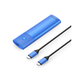 Orico PWM2-G2 vanjsko kućište za M.2 NVMe SSD v USB-C 3.2 Gen2, aluminij, plava (PWM2-G2-BL-EP)