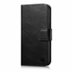 iCarer Oil Wax Wallet Anti-RFID 2in1 Apple iPhone 14 black