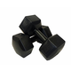 S-SPORT PVC enoročna utež, šesterokotna 2x5 kg