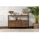 HANAH HOME Konzola Solace Venezia Walnut Black