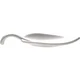 APS Leaf žlica za finger food, bela, 10 mm, dolžina: 100 mm, širina: 45 mm (50 kos)