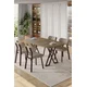 Hanah Home Trpezarijski set, 5 komada, Bež