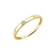 DIAMANT LETERNEL Prstan Ring aus 333 Gelbgold mit 0.05 Karat Diamant srebrna