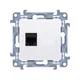 Simon 10 enojna računalniška vtičnica RJ45 cat 5E bela - S+847623