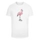 Mens T-shirt Flamingo Baller - white