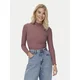 Old pink womens ribbed T-shirt ONLY Emma - Womens