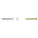 shumee LESENI VIJAK RUMEN POCINKAN ZA TORX PFS+ T20 4,0*20MM - 2 STO - 510 4,0*20*