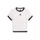 Tommy Jeans Majica Badge DW0DW22575 Écru Slim Fit