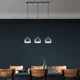 Opviq Luster Mugo-10659, 62x17x110 cm, 3xE27, IP20, Sivi