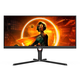 AOC U34G3XM/EU Gaming monitor, 34 VA, 3440x1440, MPRT, HDMIx2, DP, Freesync, VESA, Crni