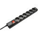 TRUST Strujni kabl Surge Protector 6 mesta crni