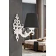 Opviq Zidna lampa Claire, 15x10x13cm, IP20, Crno-bela boje