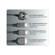 CELLULARLINE micro USB podatkovni kabel