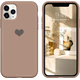 shumee OVITEK OVITEK ZA APPLE IPHONE 11 PRO MAX OVITEK RJAV SILIKON HRBAT