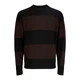 JACK & JONES Pulover JJESOHO OLLIE rjava / črna