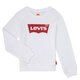 LEVIS Majica Key Item Logo Crew, bela