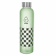 Zelena steklena steklenica za vodo 600 ml Šachovnice – Orion