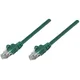 Intellinet Intellinet 342469 RJ45 omrežni kabel\, Patch kabel CAT 6 U/UTP 0.50 m zelena 1 kos, (20419653)