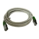 Cabletech SFTP kabel CAT.5 sivi crossover 0,5m